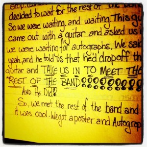 Journal Entry #1, part 2, 1991